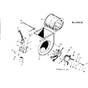 Kenmore 867764541 blower diagram