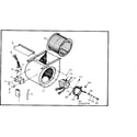 Kenmore 867765270 blower assembly diagram