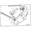 Kenmore 867765270 burner & manifold assembly diagram