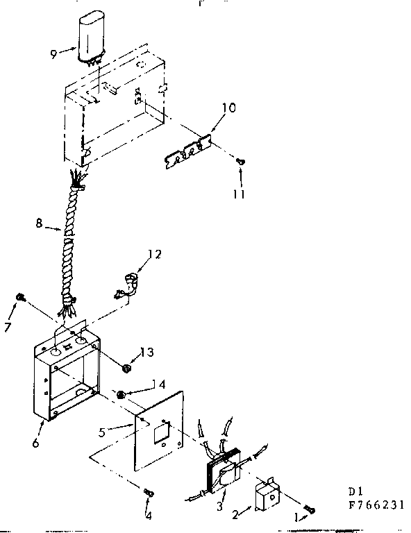 Kenmore 867766241 junction box diagram