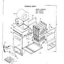 Kenmore 867766232 furnace casing diagram