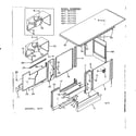 Kenmore 867767732 cabinet asm diagram