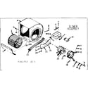 Kenmore 867767732 blower asm diagram