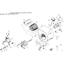 Kenmore 867767841 blower assembly diagram