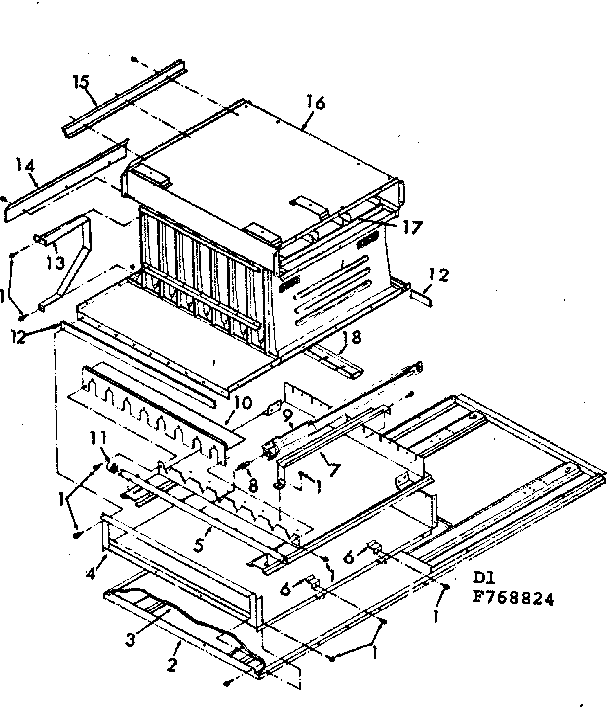 Kenmore 867768835 heat exchanger diagram