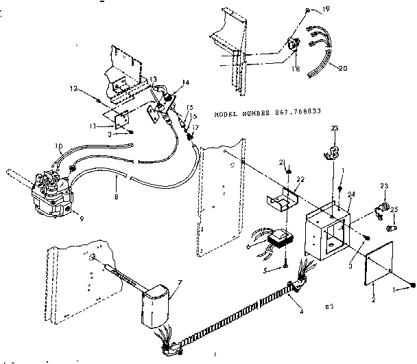 Kenmore 867768833 control box diagram