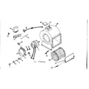 Kenmore 867769161 h-q blower assembly diagram