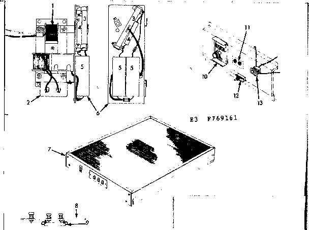 Kenmore 867769161 electronic air cleaner assembly diagram