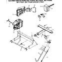 Kenmore 867772640 gas burners and manifold diagram