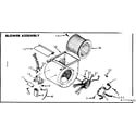 Kenmore 867772640 blower assembly diagram