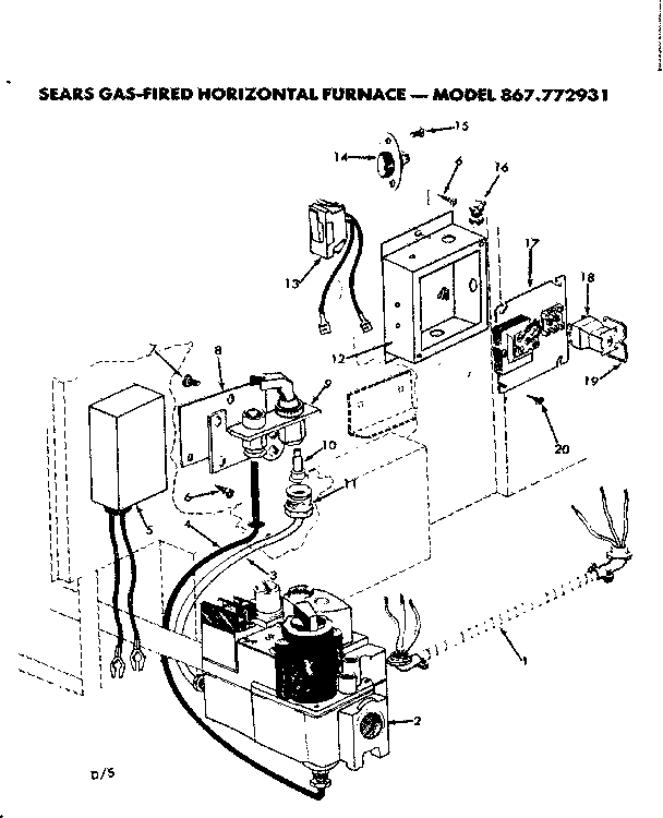 Kenmore 867772931 controls diagram