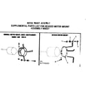 Kenmore 867775261 motor mount assembly diagram
