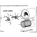 Kenmore 867775451 blower assembly diagram