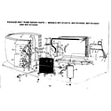 Kenmore 867812410 functional replacement parts diagram