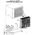 Kenmore 867812931 condenser and cabinet parts diagram