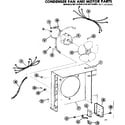 Kenmore 867812931 condenser fan and motor parts diagram