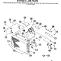 Kenmore 867813022 system and air parts diagram