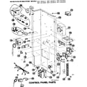 Kenmore 867813022 control panel parts diagram