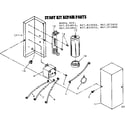 Kenmore 867813820 start kit repair parts diagram