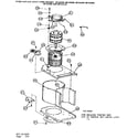Kenmore 867814220 blower assembly/814050 diagram