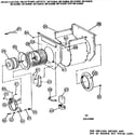 Kenmore 867814220 blower assembly/813940 diagram