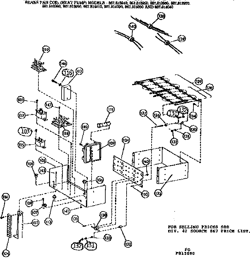 Kenmore 867814160 controls/813950 diagram