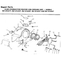 Kenmore 867816327 blower assembly diagram