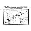 Kenmore 867819330 blower assembly diagram