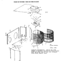 Kenmore 867819460 functional replacement parts diagram