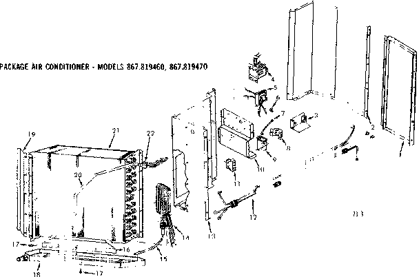Kenmore 867819460 control box diagram