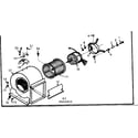 Kenmore 867822452 blower assembly diagram