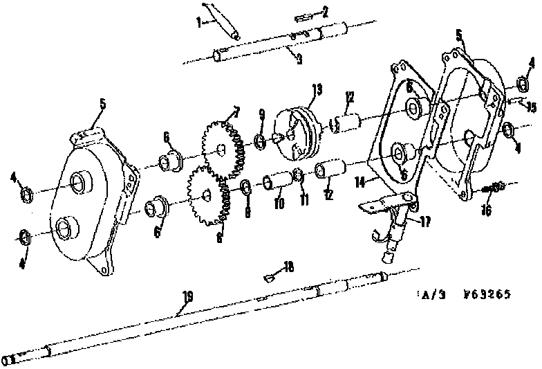 Craftsman 13197528 gear case assembly diagram