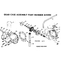 Craftsman 13164200 gear case assembly diagram