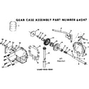 Craftsman 13164247 gear case assembly diagram