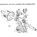 Craftsman 13196467 differential and axle assembly diagram