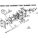 Craftsman 13197332 gear case assembly diagram