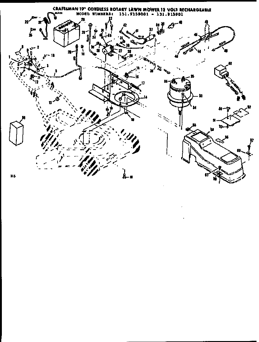 Craftsman 131915900 motor shroud diagram