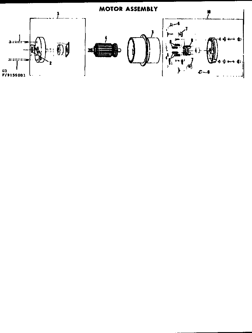 Craftsman 131915900 motor assembly diagram