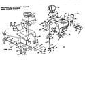 Craftsman 131963170 seat and steering wheel assembly diagram