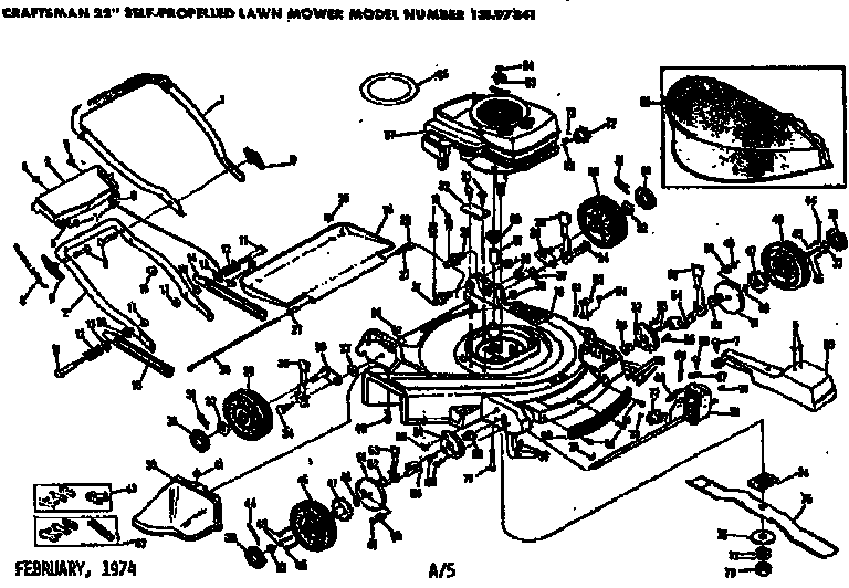 Craftsman 13197341 replacement parts diagram