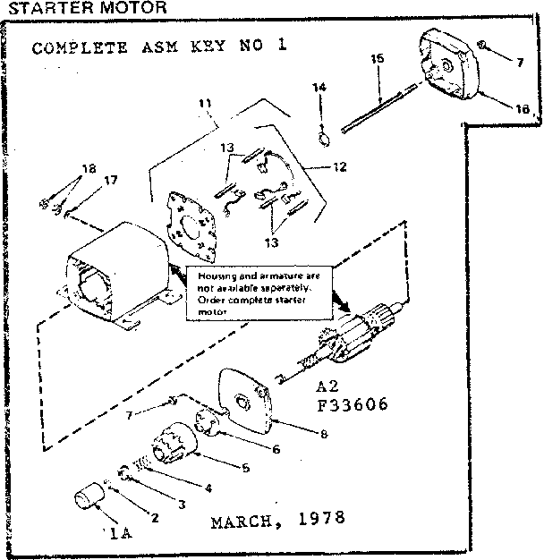Craftsman 917259320 starter motor diagram