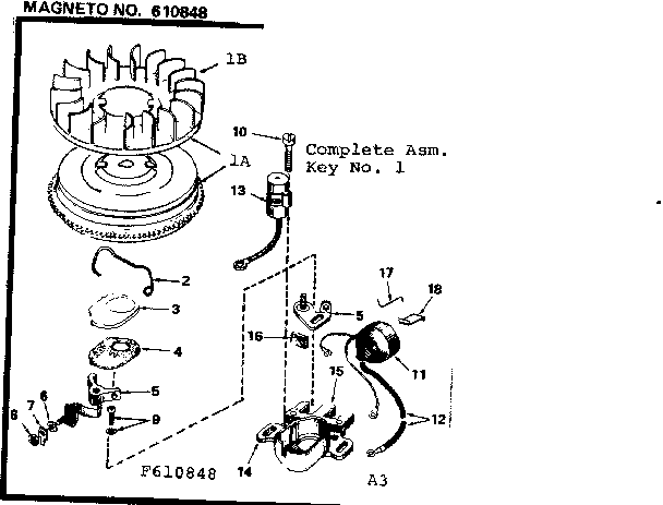 Craftsman 131881722 magneto diagram