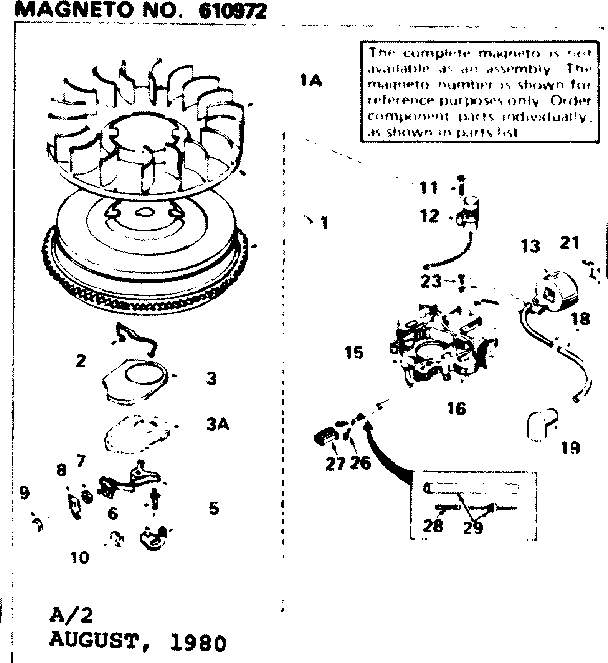 Craftsman 502256171 magneto diagram
