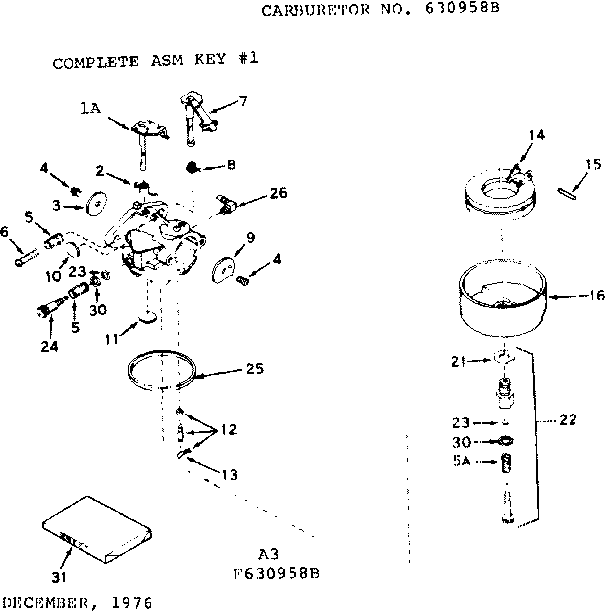 Craftsman 53682540 replacement parts diagram