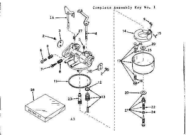 Craftsman 91725520-A carburetor diagram