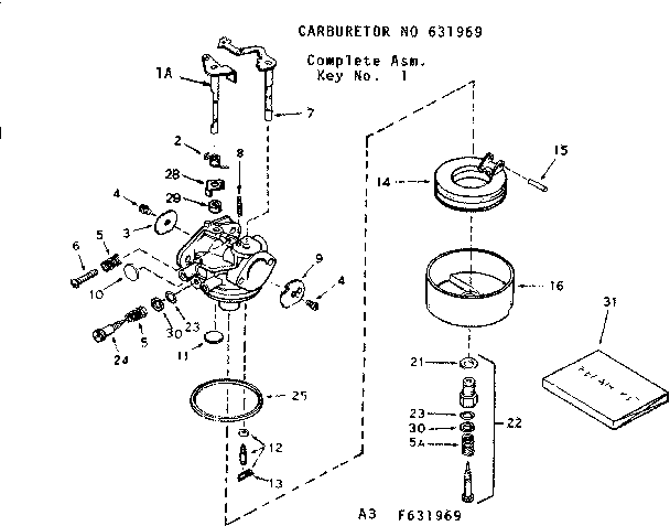 Craftsman 91725151 replacement parts diagram