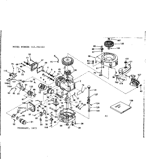 Craftsman 13190731 replacement parts diagram