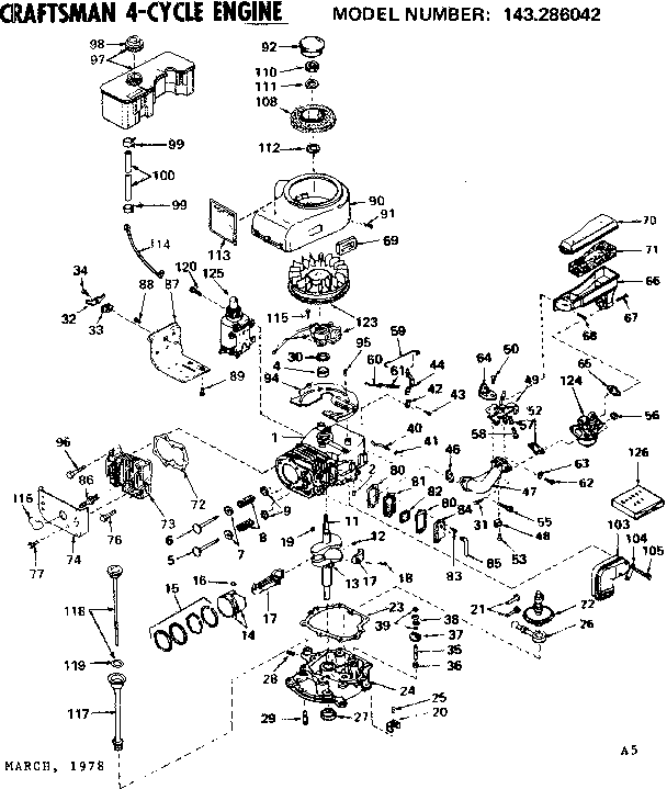 Craftsman 502256130 replacement parts diagram