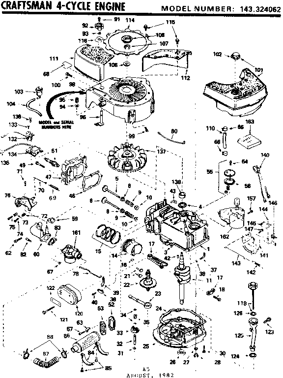 Craftsman 131978300 replacement parts diagram