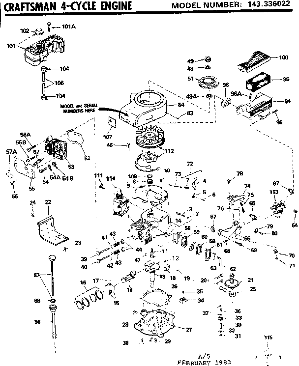 Craftsman 917255414 replacement parts diagram